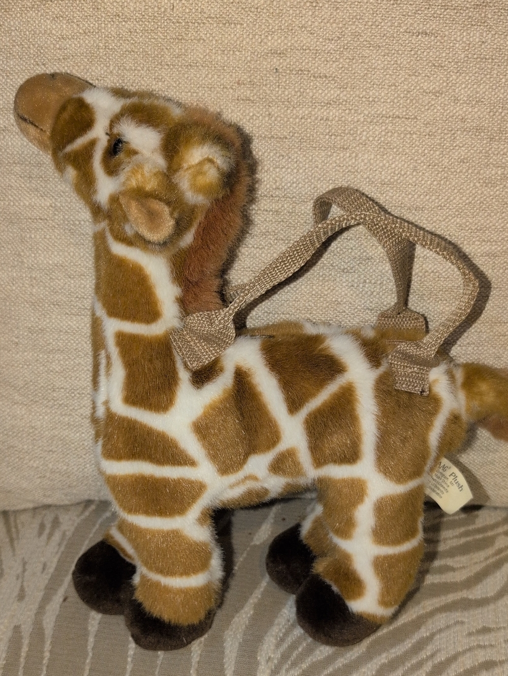 Plush Giraffe Kids Purse Made By Jaag Plush Part Of The Gantz  heritage Collecti